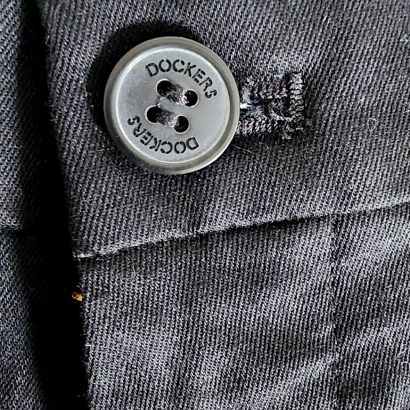 Black Strait Legged Dockers 30x30 - Picture 3 of 7